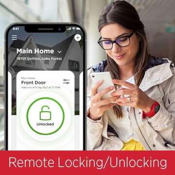 Kwikset 99380-001 Halo Wi-Fi Smart Lock Keyless Entry Electronic Keypad Deadbolt Featuring SmartKey Security, Satin Nickel