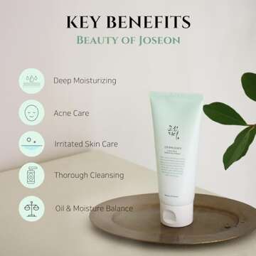 Beauty of Joseon Green Plum Refreshing Cleanser Gel Type Deep Pore Cleansing, Acne Face Wash, Blackhead Remover for All Skin Types, Korean Skincare 100ml, 3.38 fl.oz