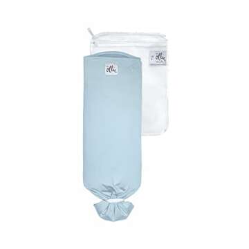 The Ollie Swaddle - Helps to Reduce The Moro (Startle) Reflex - Made from a Custom Designed Moisture-Wicking Material (Sky)