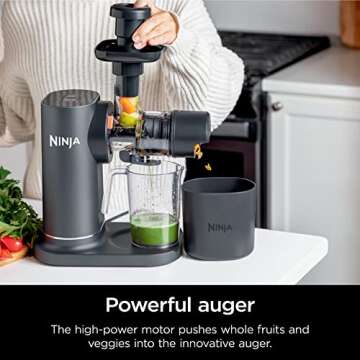 Ninja JC151 NeverClog Slow Juicer for Fresh Juice