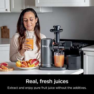 Ninja JC151 NeverClog Slow Juicer for Fresh Juice