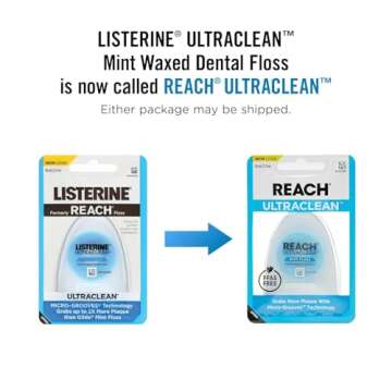 Listerine Ultraclean Dental Floss, Oral Care, Mint-Flavored, 30 Yards (Pack of 3)