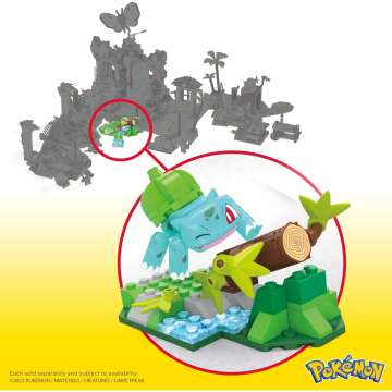 Bulbasaur's Forest Fun Building Toys Set - 82 Pieces