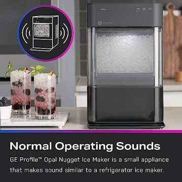 GE Profile Opal 2.0 Nugget Ice Maker - Black Stainless Steel