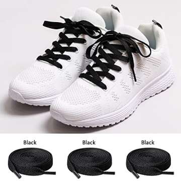 UpUGo Flat Shoe Laces for Sneakers & Boots