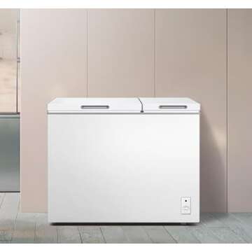 10.0 Cubic Feet Chest Freezer with Lock and Removable Basket