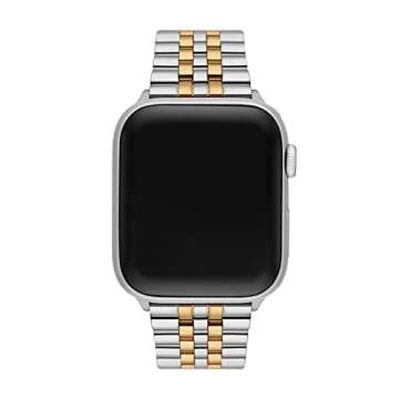 Michael Kors Men's Two-Tone Stainless Steel Band for Apple Watch 42/44/45mm (Model: MKS8035)