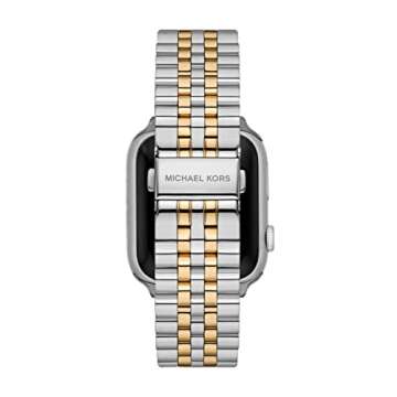 Michael Kors Men's Two-Tone Stainless Steel Band for Apple Watch 42/44/45mm (Model: MKS8035)