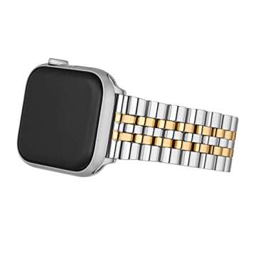 Michael Kors Men's Two-Tone Stainless Steel Band for Apple Watch 42/44/45mm (Model: MKS8035)