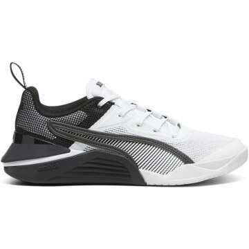 Puma Womens Fuse 3.0 Training Sneakers Shoes - Black, White