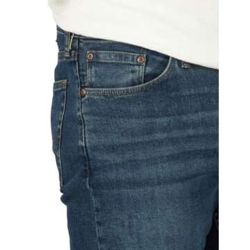 Wrangler Authentics Men's Comfort Flex Waist Relaxed Fit Jean, Rhodes, 29W x 30L