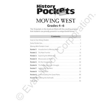 History Pockets: Moving West, Grades 4-6+