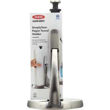 OXO Good Grips SimplyTear Paper Towel Holder - Stylish and Durable Design