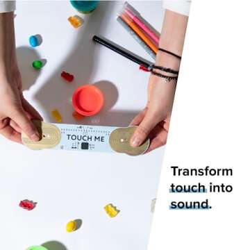 TouchMe | MIDI Controller | The musical instrument that turns skin, water, or flowers into sound | Play with friends or alone. As the area of touch and intensity changes, the sound changes too!