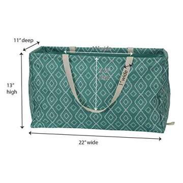 Household Essentials Classic, Teal Geo