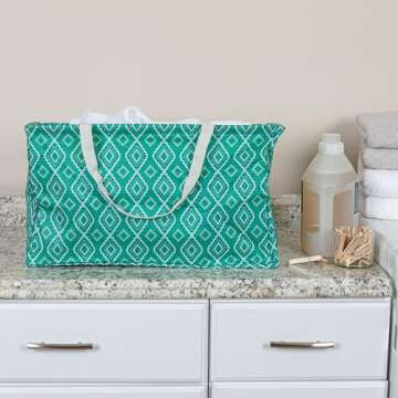 Household Essentials Classic, Teal Geo