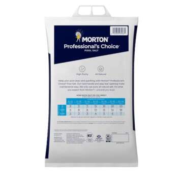 MORTON SALT F134660000 Pro Pool Salt, 40 lb