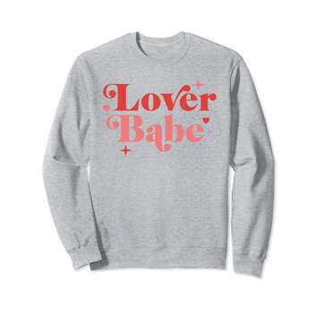 Vintage Aesthetic Hearts Graphic Sweatshirt