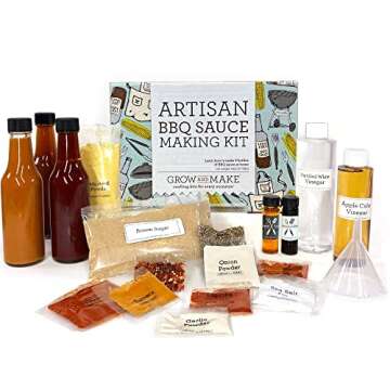 Grow and Make Artisan DIY Bbq Sauce Making Kit By - Create 3 Barbecue Sauce Recipes At Home