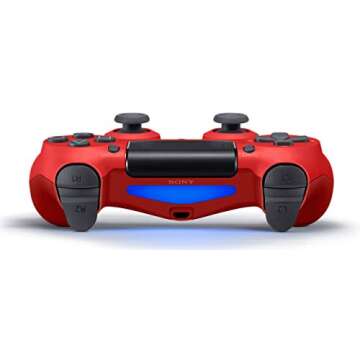 DualShock 4 Wireless Controller for PlayStation 4 - Magma Red (Renewed)