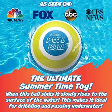 Activ Life Ultimate Pool Ball - Top Boys Toys Fun for All Ages 8 9 10 Yr Old - Best 2024 Ideas for Kids Cool Things Girls ​Fun Family Games Stuff Gear Must Have Xmas Essentials