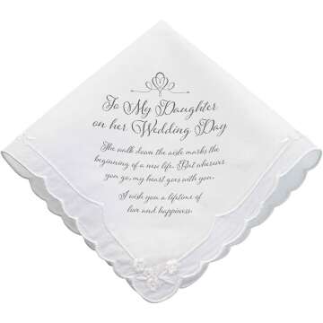 Lillian Rose Wedding Hankie