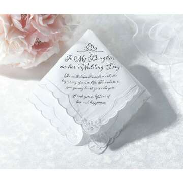 Lillian Rose Wedding Hankie