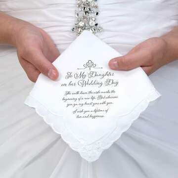 Lillian Rose Wedding Hankie