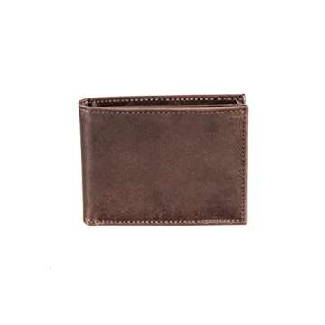 Team Sports America NFL San Francisco 49ers Brown Wallet | Bi-Fold | Officially Licensed Stamped Logo | Made of Leather | Money and Card Organizer | Gift Box Included