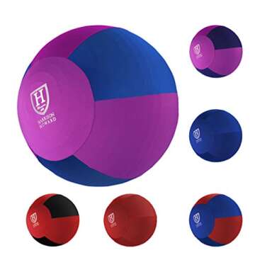 Harrison Howard Howdy Bally Horse Mega Ball Cover for Equine 40-Inch Purple/Blue