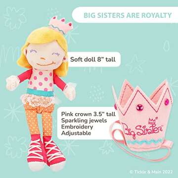 Tickle & Main 3 Pcs Big Sister Gifts for Little Girls