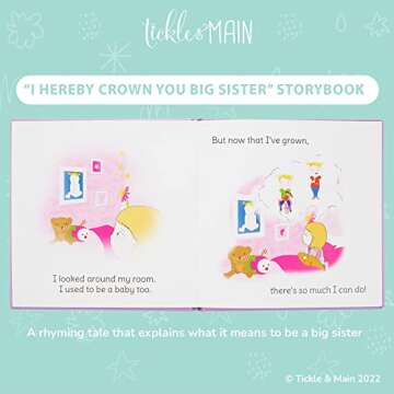 Tickle & Main 3 Pcs Big Sister Gifts for Little Girls