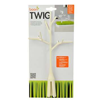 Boon Twig Grass and Lawn Drying Rack Accessory, White