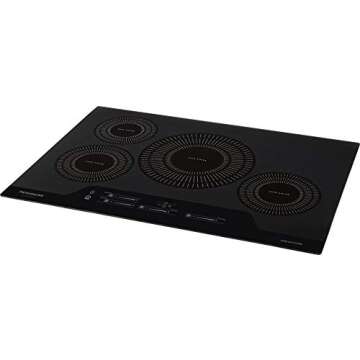 Frigidaire FGIC3066TB Gallery 30" Electric Induction Cooktop, Built-in 4-Burner, Vitroceramic Glass, Black