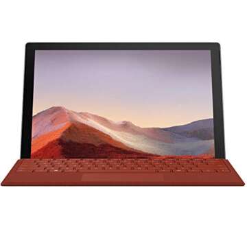 Microsoft 12.3" Surface Pro 7 2-in-1 Touchscreen Tablet, Intel Core i7-1065G7 1.3GHz, 16GB RAM, 256GB SSD, Windows 10 Pro, Free Upgrade to Windows 11, Platinum