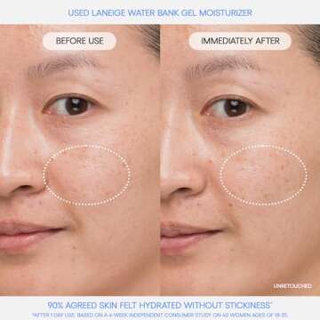 LANEIGE Water Bank Blue Hyaluronic Gel Moisturizer: with Mint Extract, hypoallergenic, dermatologist-tested