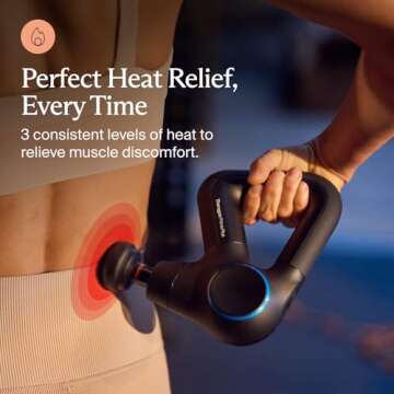 TheraGun Prime Plus Heated Massage Gun for Deep Tissue Relief