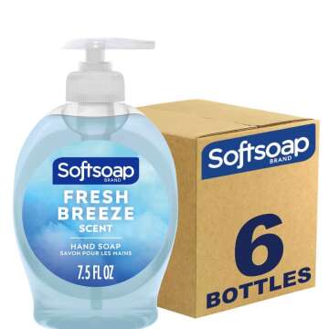 Softsoap Liquid Hand Soap Fresh Breeze 7.5 Fl Oz Pack of 6 for a Clean Home