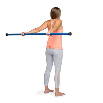 OPTP Booyah Stik by Bob and Brad - Yoga Stick for Stretching, Walking, and Exercise - Physical Therapy Stick, Pilates Stick, or Fitness Stick for Balance and Mobility Training