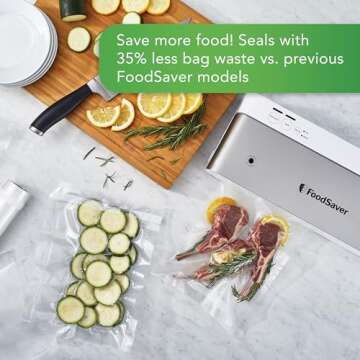 FoodSaver Compact Vacuum Sealer - Ideal for Food Storage