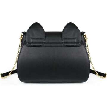 Gothic Moon Luna Cat Purses - Stylish Handbags