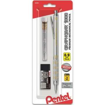 Pentel GraphGear 1000 Drafting Pencil with Erasers