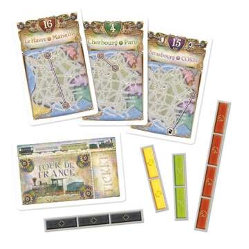 Ticket to Ride France + Old West Board Game EXPANSION - Train Route Strategy Game, Fun Family Game for Kids & Adults, Ages 8+, 2-6 Players, 30-60 Minute Playtime, Made by Days of Wonder