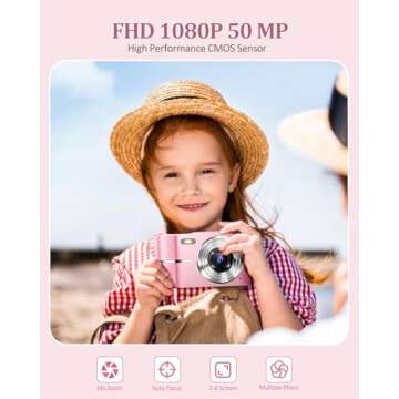 Upgrade Your Photography: Autofocus 50MP FHD Digital Camera