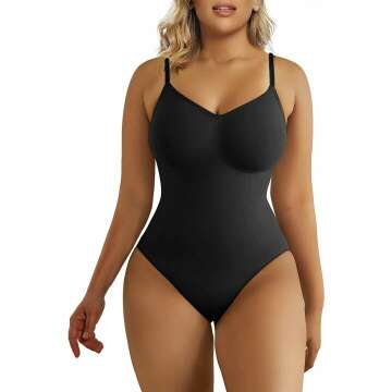 SHAPERX Women's Bodysuit for Tummy Control & Sculpting