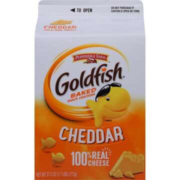 Goldfish Cheddar Cheese Crackers Twin Pack, 27.3 oz