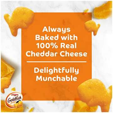 Goldfish Cheddar Cheese Crackers Twin Pack, 27.3 oz