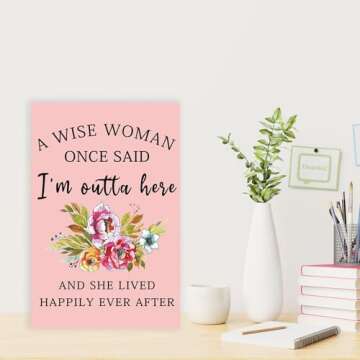 Funny Retirement Card for Women - Humor for Coworkers