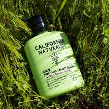 California Naturals Moisture Conditioner for Damaged Dry Hair, Hydrating Conditioner, Scalp & Hair Care for Women and Men, Natural, Vegan, Cruelty Free, Paraben and Sulfate Free, Color Safe, 12 fl oz