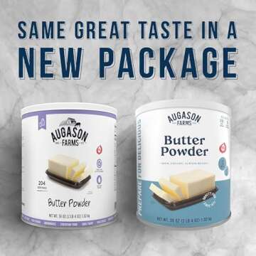 Augason Farms Butter Powder 2 lbs 4 oz No. 10 Can